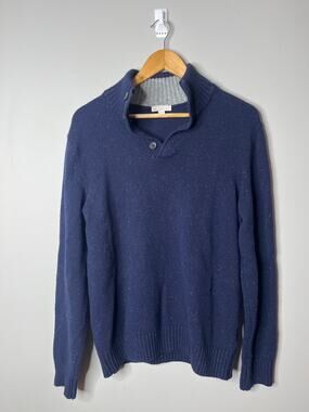 Gap Womens Lambs Wool Half button Sweater Large